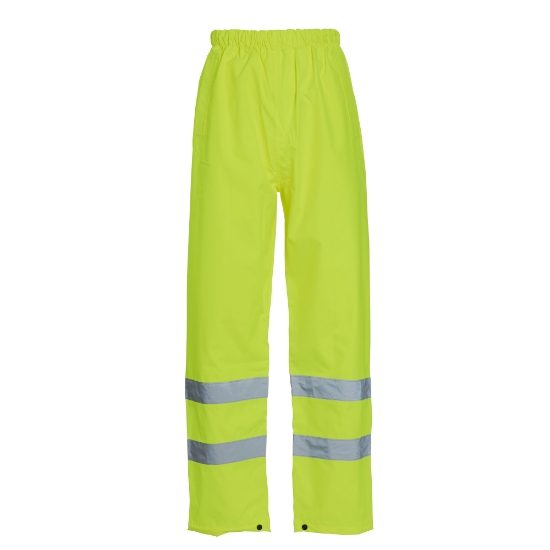 PU Hi Vis Rain Trousers