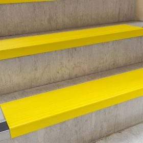Protecta Stair Square Nosing - Yellow - 760mm x 185mm