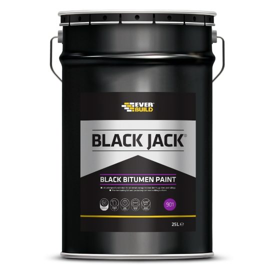 Everbuild Black Jack Bitumen Paint - 5 Litre