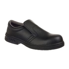 FW81 SlipOn Black Safety Shoe