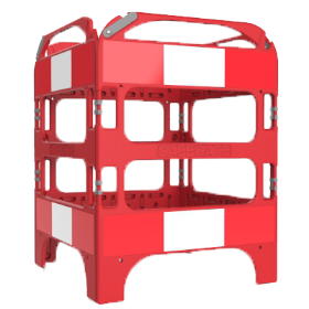 Oxford Safegate Red - 1m (H) x 750mm (W) - Set of 4 Gates