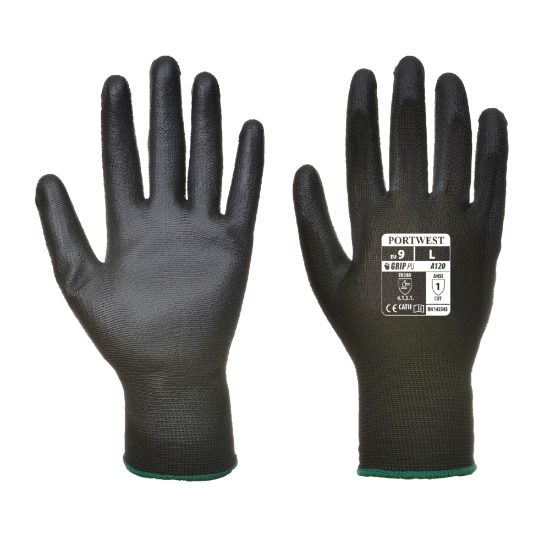 Black PU Glove