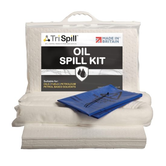 Tri Spill™ Eco Friendly Oil Spill Kit - 20 Litre