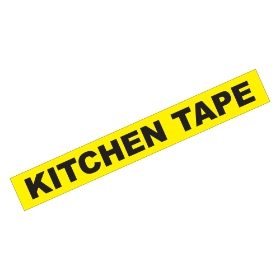 First Fix Kitchen Tape 48mm x 33m Yellow